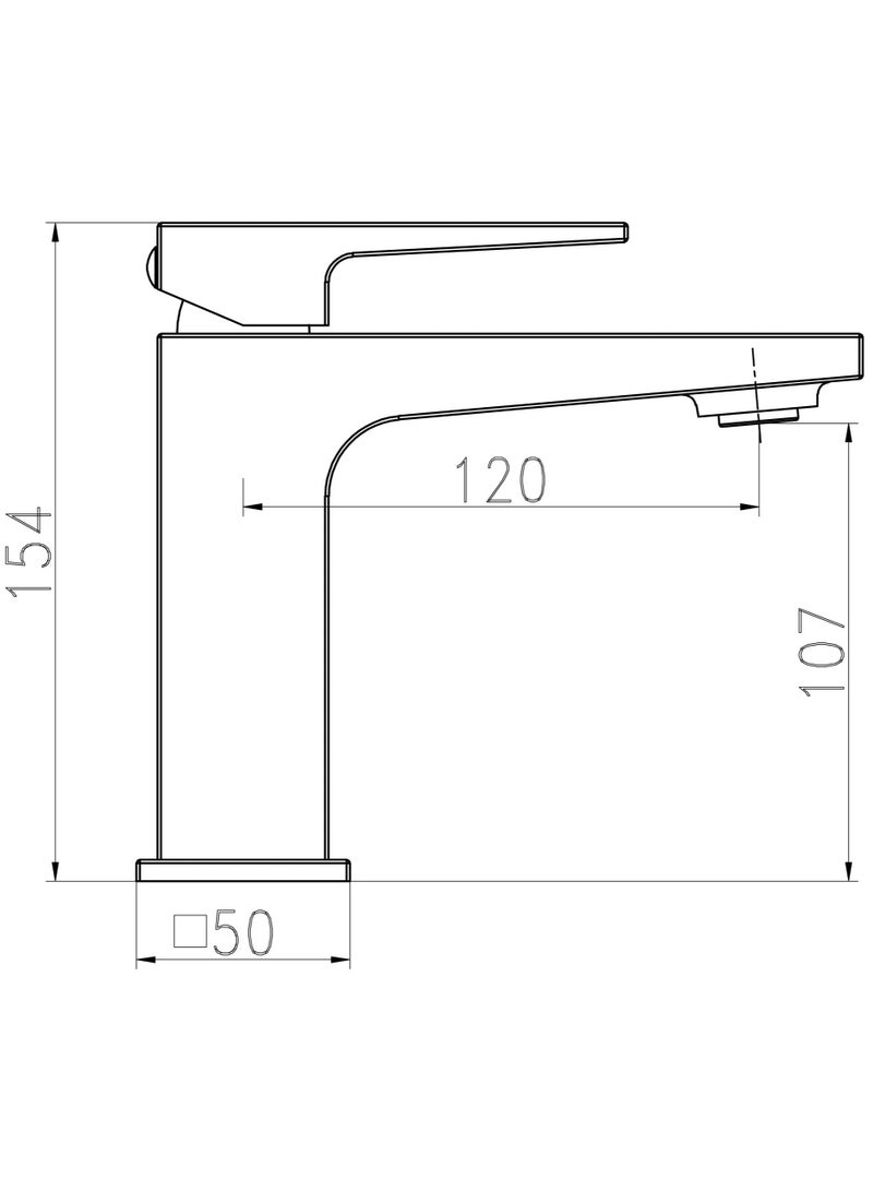 HESANIT Infinity Single Lever Basin Mixer With Pop-Up Waste - Image 4