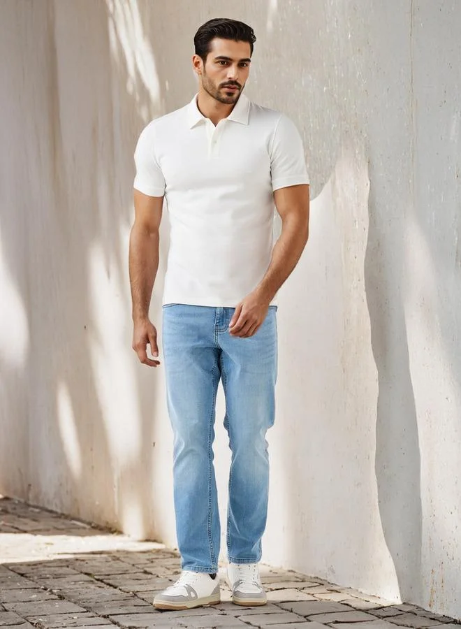 Splash FAV Textured Polo T-shirt