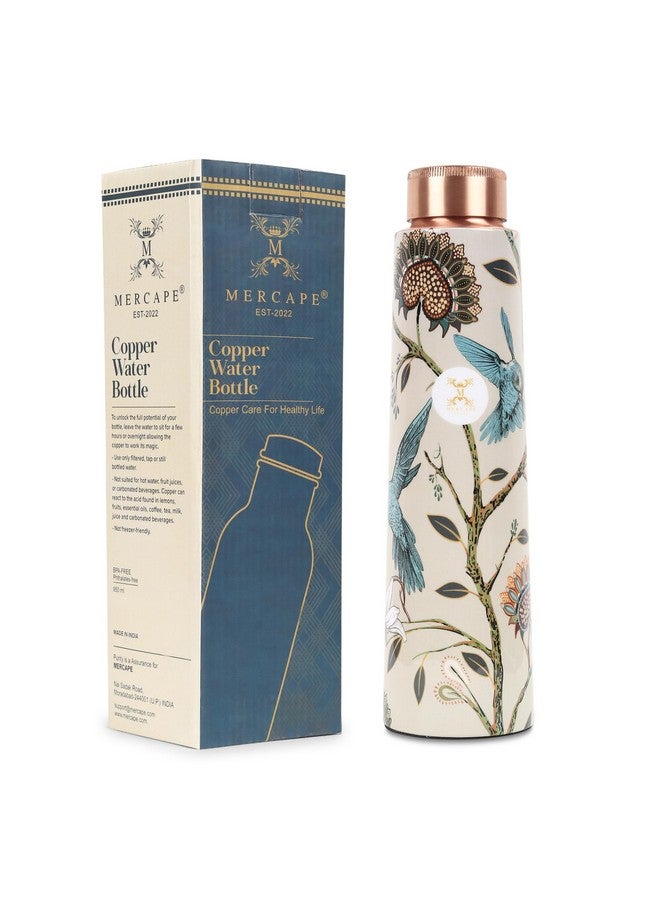 MERCAPE® - 100% Pure Copper Water Bottle | Leak Proof, Durable & Rust Proof | Non-Toxic & BPA Free Bottles | Eco Friendly Water Bottle (900 ml) (Pack of 1) - Image 1