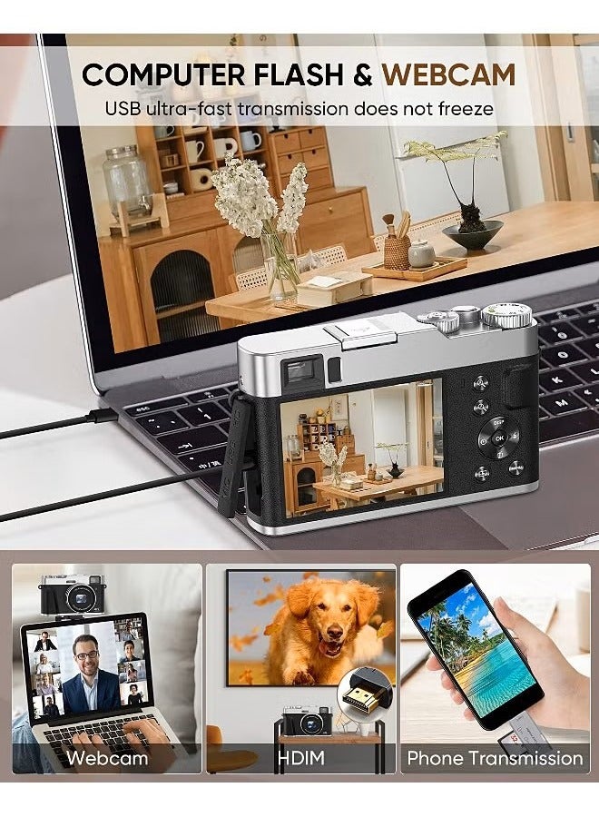 Generic 48MP 4K Camera - Autofocus Digital Camera - Anti-shake - Rechargeable Compact Mini Camera with 16X Digital - Portable Pocket Camera - Image 5