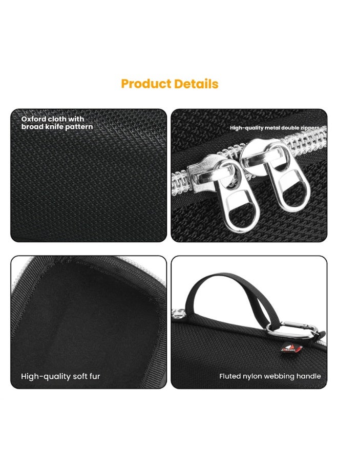 Suitable for JBL FliP7/6/5 Portable Bluetooth Speaker Handheld Single-Shoulder Carrying Case Speaker EVA Storage Case Shockproof and Scratch-Resistant Portable Travel Companion - Image 3