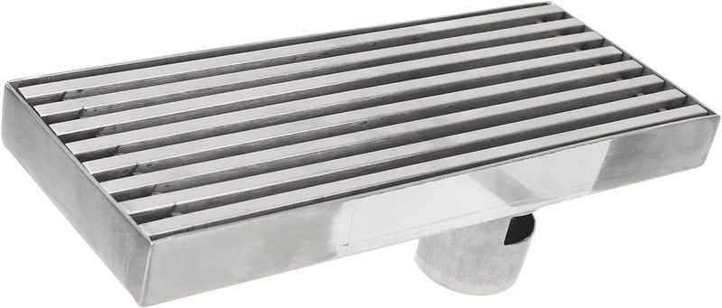 Linear Shower Drain, Stainless Steel Rectangular Floor Drain with Odor Design for Bathroom Balcony Home Use (Side) - Image 2
