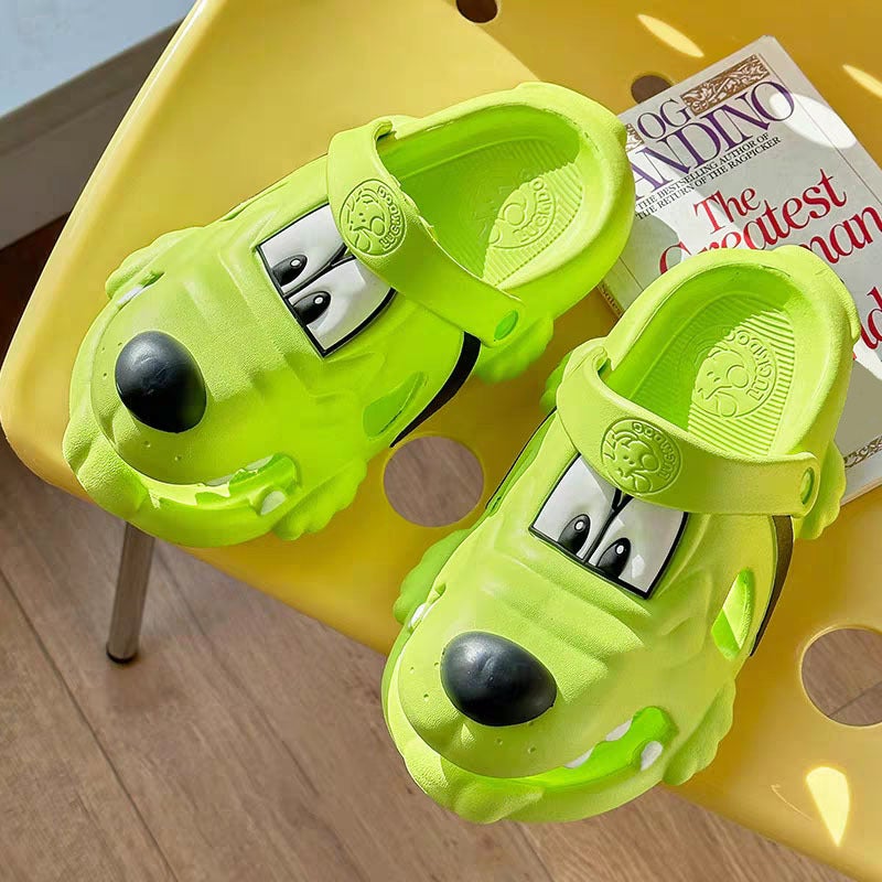 Children'S Hole Shoes Eva New Closed Toe Children'S Slippers Cartoon Cute Cute Cute Puppy Children'S Slippers - Image 1