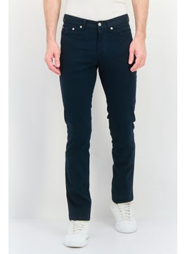 GANT Men Slim Fit Solid Chino Pants, Navy  - Image 1