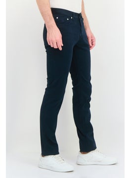 GANT Men Slim Fit Solid Chino Pants, Navy  - Image 2