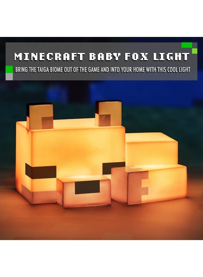 هومستر Minecraft لطيف فوكس ضوء ليلي ، لون برتقالي ناعم ، ديكور Minecraft ومصباح المكتب لغرفة الألعاب أو غرفة النوم للأطفال - Image 2