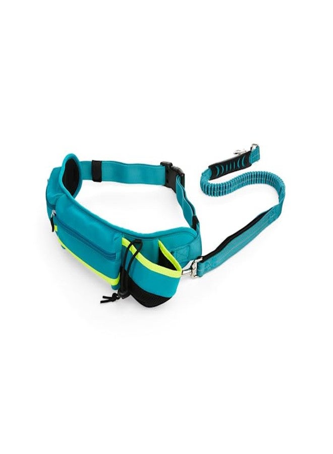 EveryYay Settin' The Pace Running Belt & Leash Set for Dogs Teal 34-in Long 1.5-in Wide - Image 3