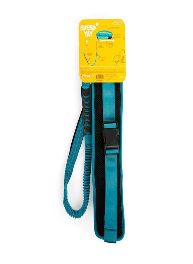 EveryYay Settin' The Pace Running Belt & Leash Set for Dogs Teal 34-in Long 1.5-in Wide - Image 2