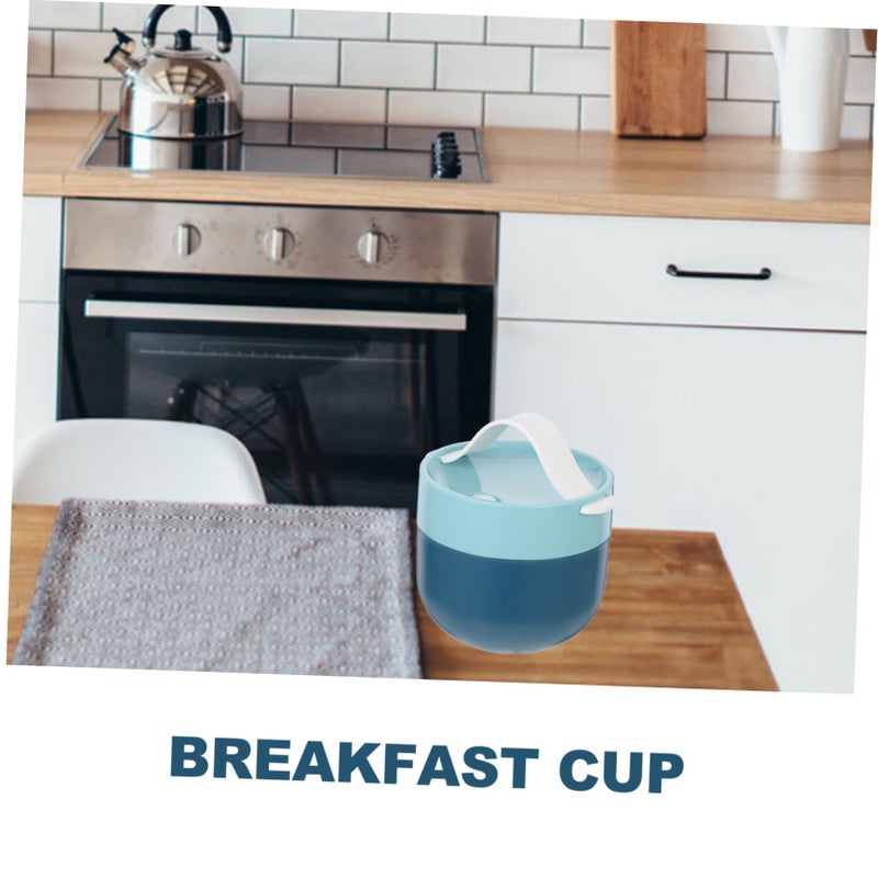 Insulated Soup Container Portable Microwave Mug With Lid And Handle - Image 4