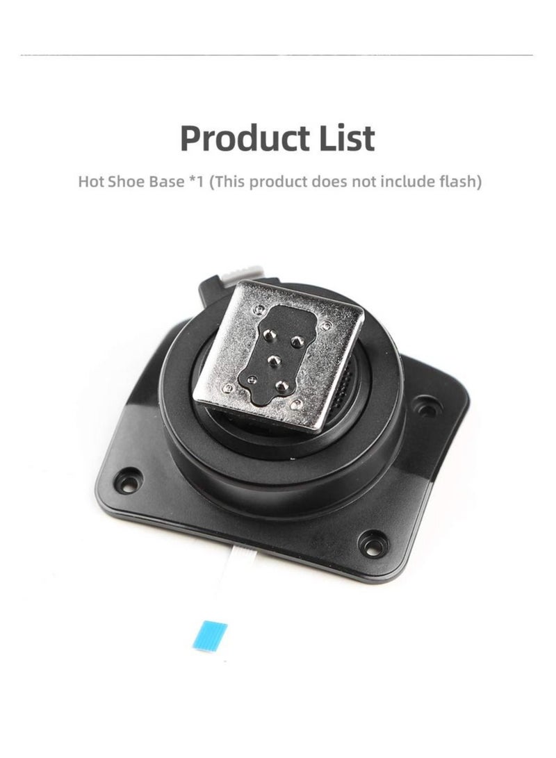 Captaintech V1S Hot Shoe Mounting Foot Fix Compatible Fit for Godox V1-S Speedlite Flash Repai Parts (V1S Hot Shoe) - Image 2