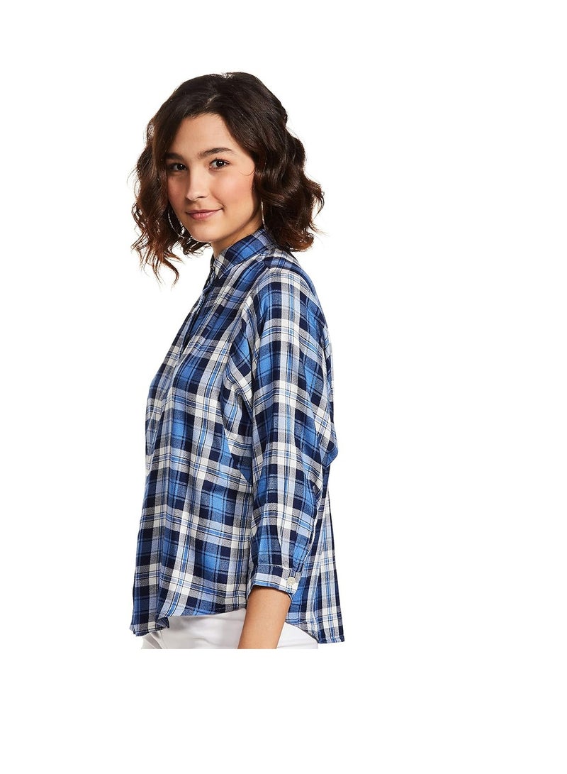 اند تي شيرت نسائي Ss20An141TB4، اللون: أزرق، المقاس: Xs... - Image 3