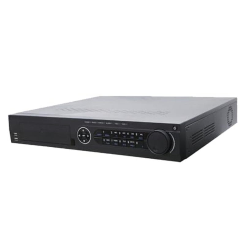 Professional recorder for security monitoring, aluminum alloy body, black color, supports 32-channel HD video recording and AI motion detection - Image 4