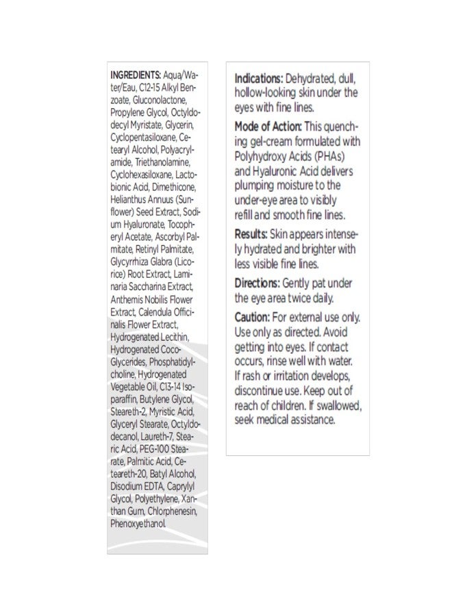 Neostrata جل العين هيدرا فيلينغ من نيستراتا مع حمض الهيالورونيك للتجاعيد الدقيقة، خالي من العطور، مختبر من قبل أطباء العيون، 0.5 أونصة سائلة. - Image 2