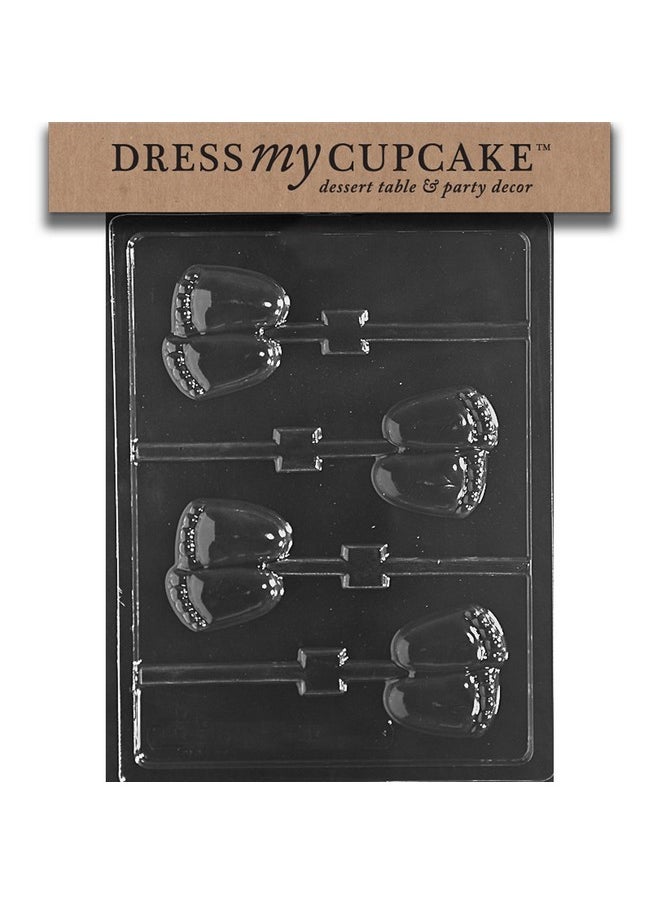 Dress My Cupcake Dress My Cupcake Baby Shower Chubby Baby Feet Lollipop Chocolate Candy Mold - B065 - Includes National Cake Supply Melting & Chocolate Molding Instructions 