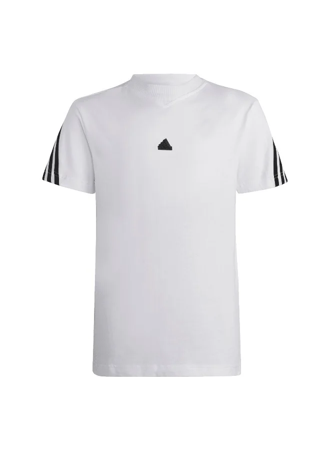 adidas Originals U Fi 3S T White Training T-Shirts 7-8Y