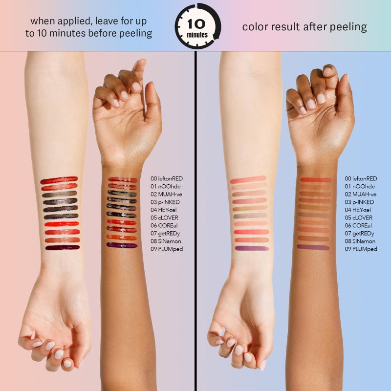 Sacheu Lip Liner STAY-N Peel Off Lip Stain â€” Long Lasting Matte Lip Tattoo Transfer Proof Lipstain Infused with Hyaluronic Acid & Vitamin E for All Skin Types â€” Vegan & Cruelty-Free, MUAH-VE - Image 3