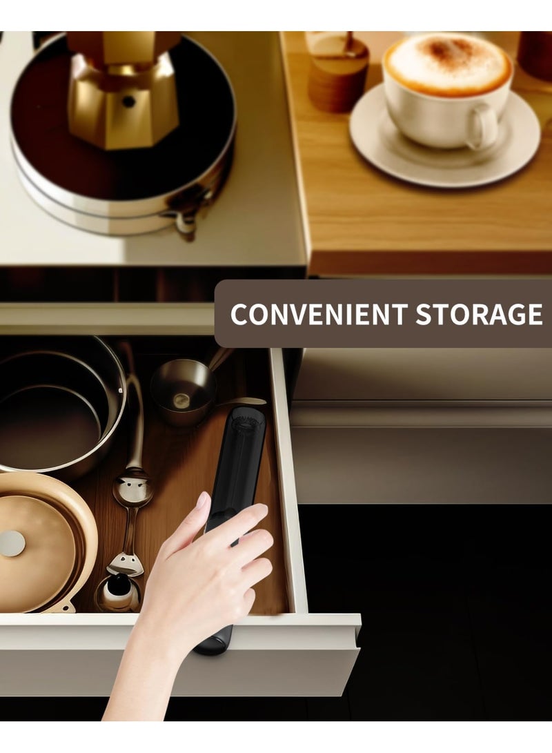 Sakina Electric Milk Frother, Coffee Blender, Handheld Foam Maker, Rechargeable USB Coffee Frother, Portable Drink Mixer for Latte Cappuccino Matcha Hot Chocolate - Image 5