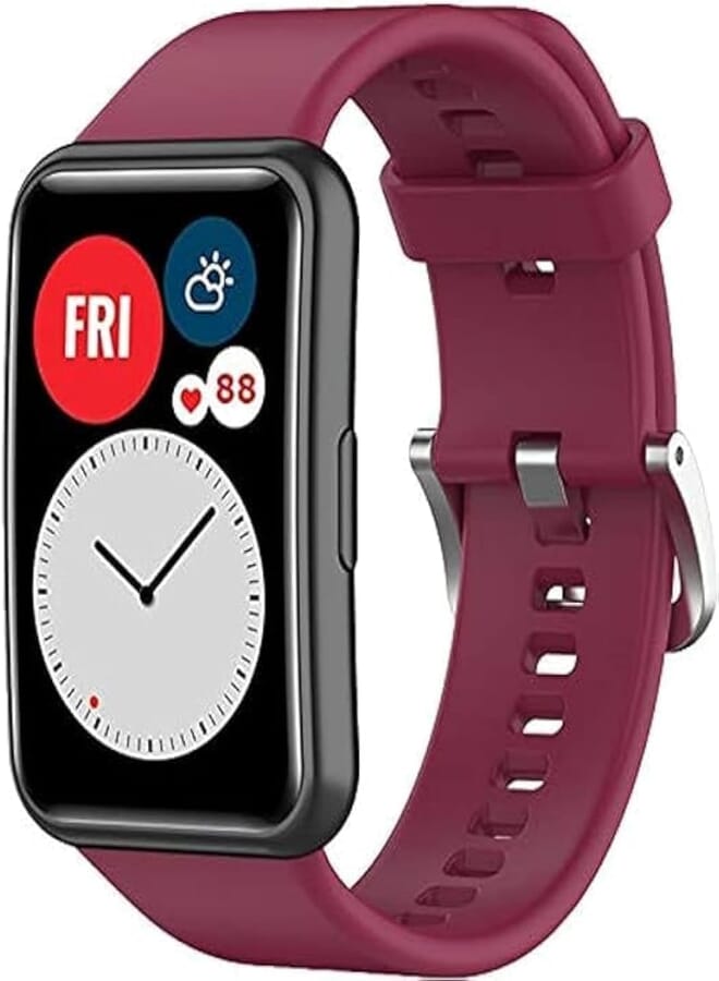 Next Compatible With:Huawei Watch Fit Replacement Band for Women Men Silicone Sport Band Smart Watch Accessories(No Watch),Silicone by Next store
