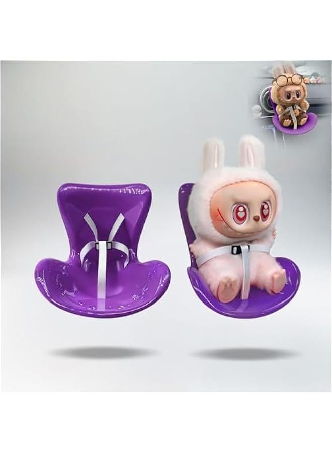 thumbnail image 2 of Labubu Doll Car Vent Seat Accessory - Red Display Holder For Protecting And Showing Off Labubu Figures 2 of 9