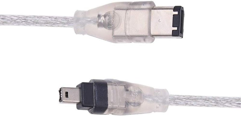 axGear كابل IEEE Firewire 1394 4 دبابيس إلى 6 دبابيس 4-6 دبابيس رابط كابل سلك 2.5 قدم - Image 2