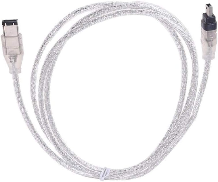 axGear كابل IEEE Firewire 1394 4 دبابيس إلى 6 دبابيس 4-6 دبابيس رابط كابل سلك 2.5 قدم - Image 1