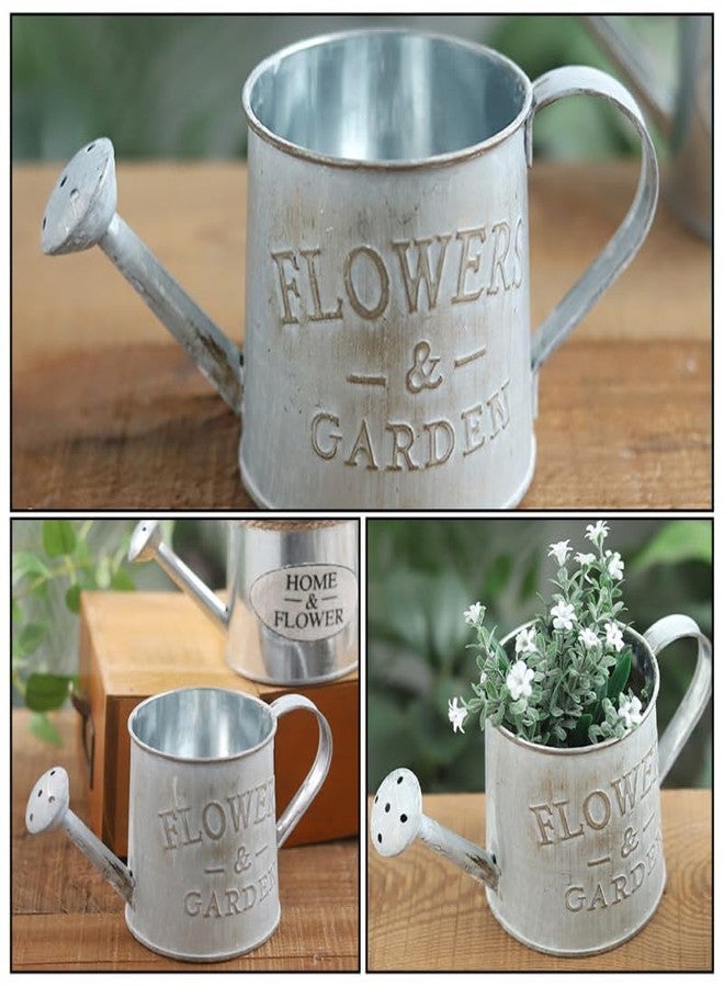 أموسفون أباريق سقي زهور من قطعتين من أموسفن - أباريق معدنية عتيقة صغيرة لتزيين المنزل والحديقة - Image 4