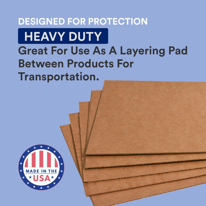 BOX USA 36" x 48" 5-Pack - Large Card Board Sheets for Packaging, Layer Separation, Shipping, Mailing, Packing, and Protecting Products from Forklift Damage - Image 3
