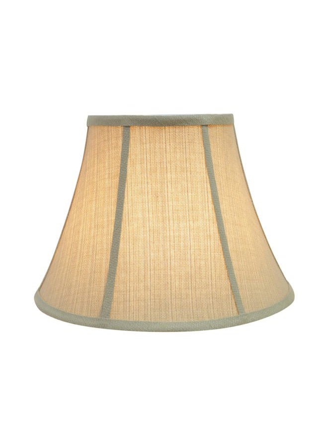 Aspen Creative Corporation 30223 Transitional Bell Shaped Spider Construction Lamp Shade, Tan, 7" Top x 13" Bottom x 9-1/2" Slant Height - Image 2