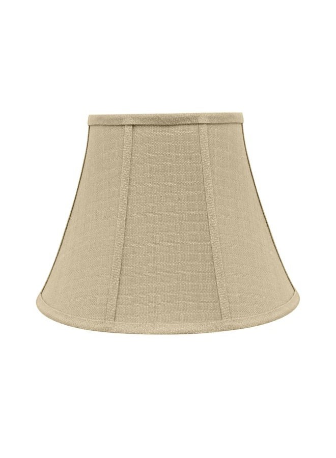Aspen Creative Corporation 30223 Transitional Bell Shaped Spider Construction Lamp Shade, Tan, 7" Top x 13" Bottom x 9-1/2" Slant Height - Image 3