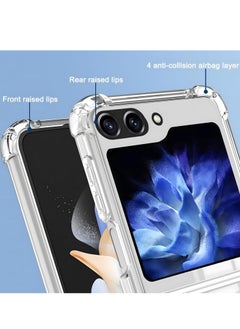 Houmt Samsung Galaxy Z Flip 5 Case Cover Magnetic Cover Support Wireless Charging Hard PC Shockproof Protection Anti Scratch Phone Case for Galaxy Z Flip 5  - Image 3