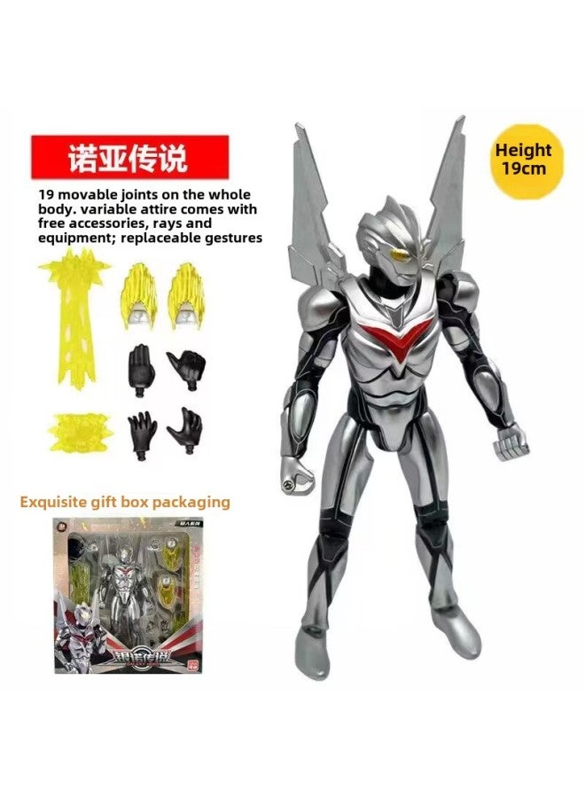 Ultraman Hand-made Spot Gold Cero Beria Geed Tiga Doll Model Stand Kidsren's Toys-Color:Ultraman Noah - Image 1