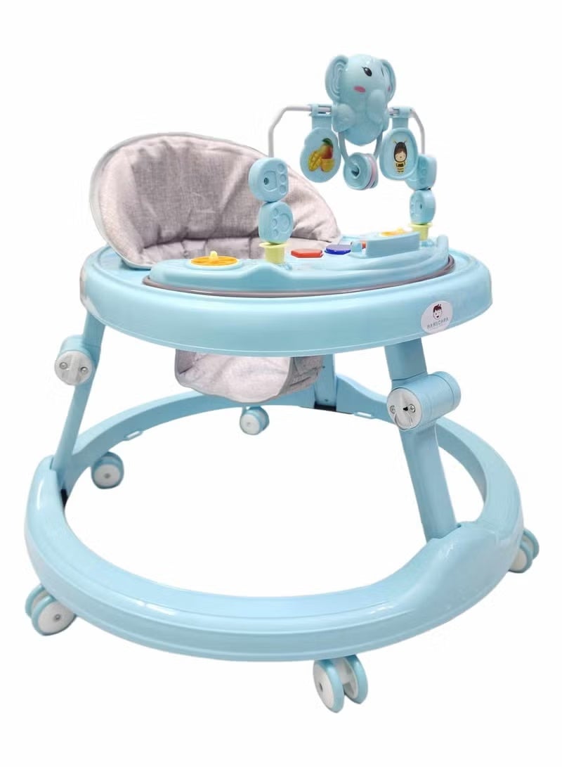 erorex Baby Walker Multifunctional Anti-Rollover Anti-O Folding 6-18 Months with Music and Phone Stand - Image 1