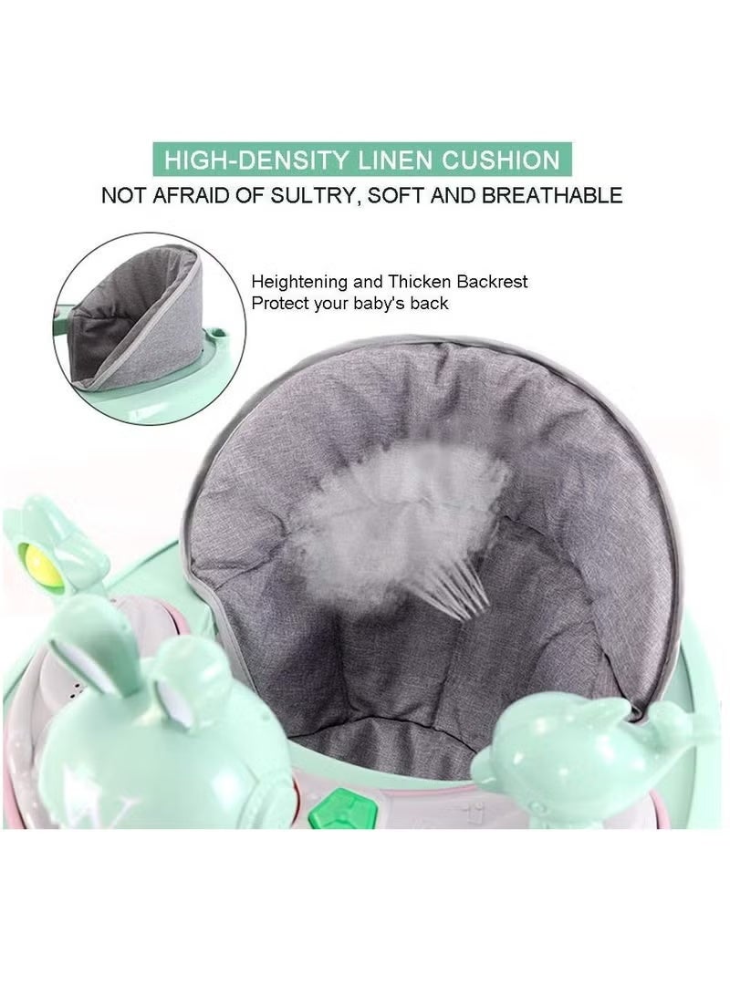 erorex Baby Walker Multifunctional Anti-Rollover Anti-O Folding 6-18 Months with Music and Phone Stand - Image 3