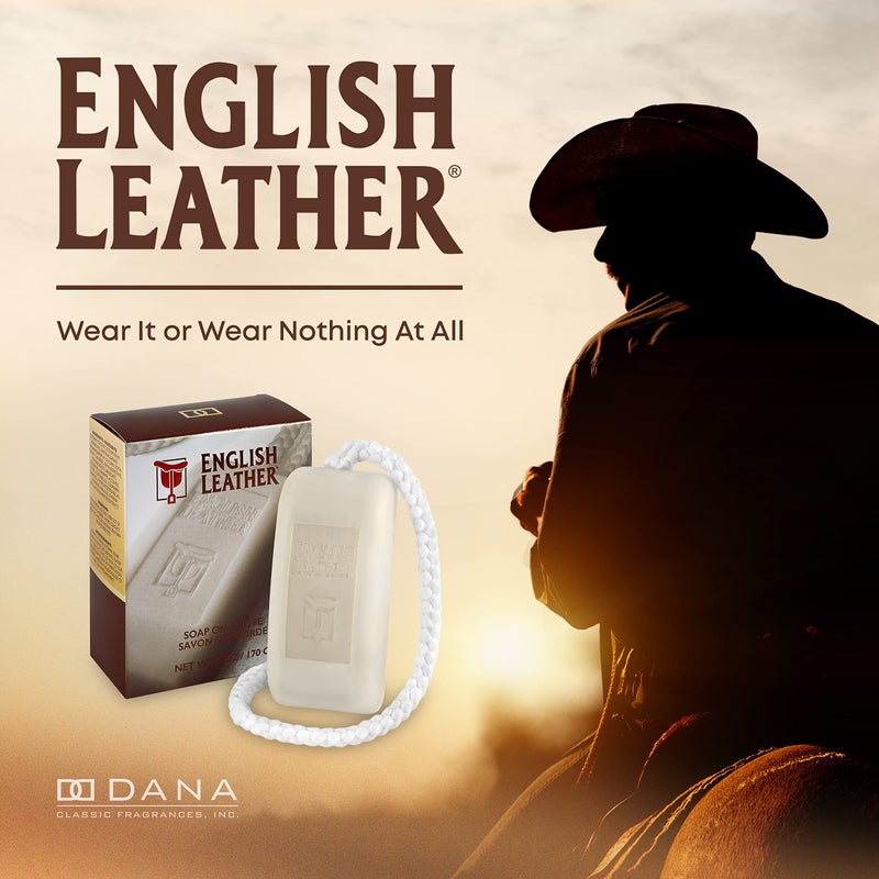 Dana English Leather Fragrance Soap On A Rope for Men - Image 2