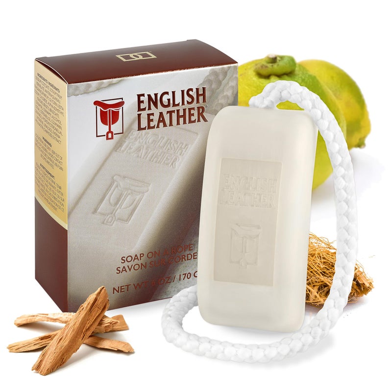 Dana English Leather Fragrance Soap On A Rope for Men - Image 1