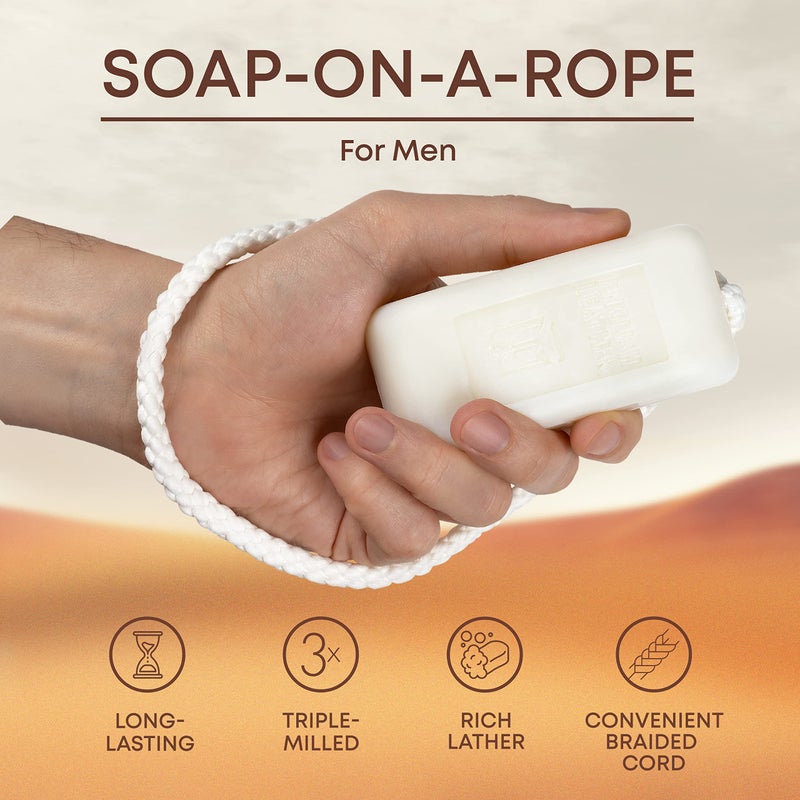 Dana English Leather Fragrance Soap On A Rope for Men - Image 3