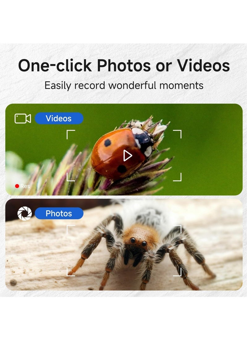 M1 Digital Microscope WiFi 1000X HD Mini Coin Microscope Camera Portable Handheld USB Microscope for Adults Kids, Compatible with iPhone Android iPad Computer - Image 4