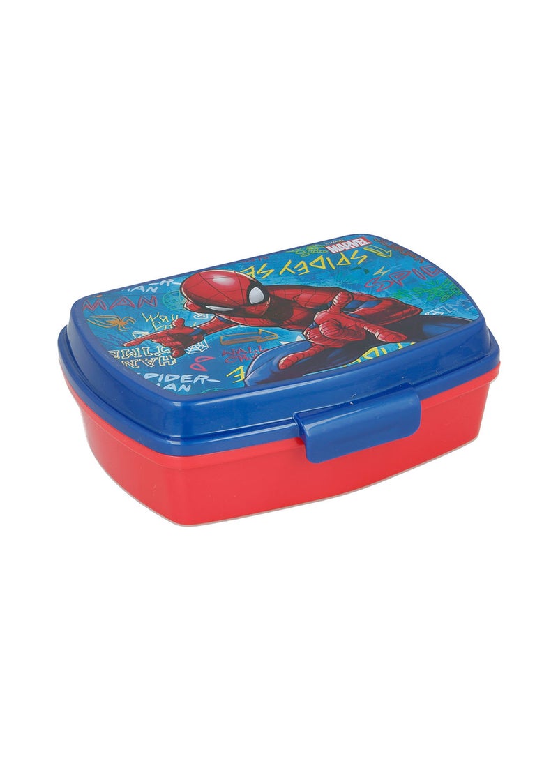 Disney Funny Spiderman Graffiti Sandwich Box Multicolour 17x14x5.6cm - Image 1