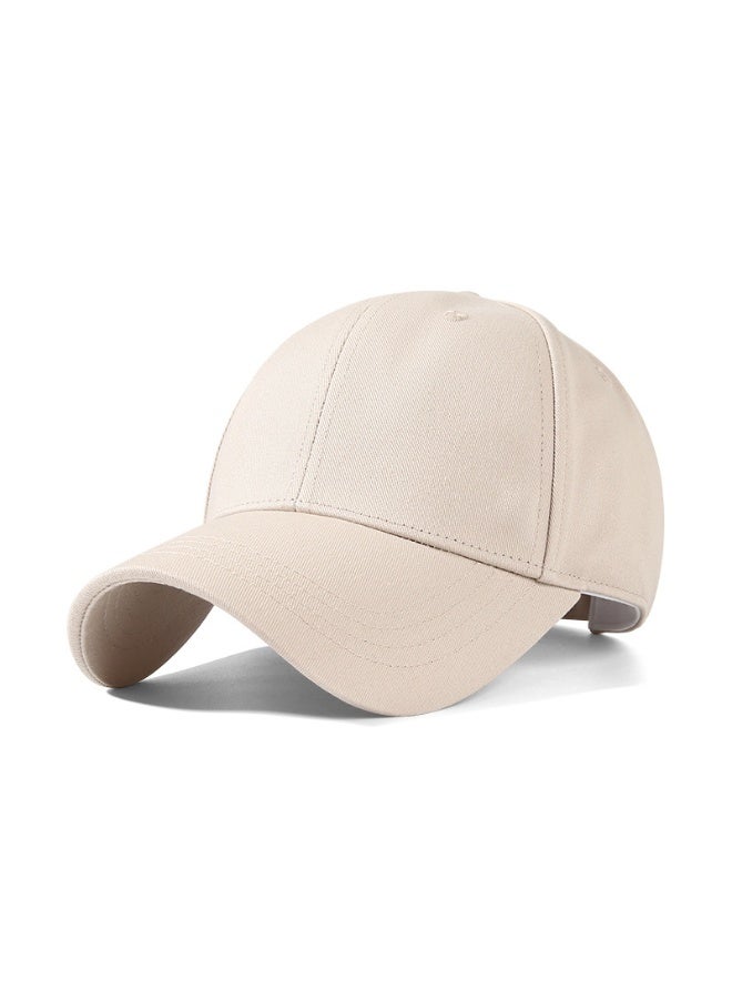 New York Style Cap in Cream, Classic, Versatile, Stylish and Comfortable  - Image 2