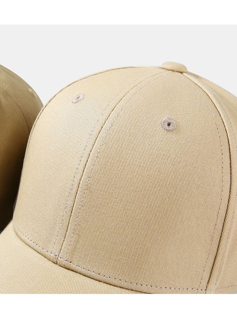 New York Style Cap in Cream, Classic, Versatile, Stylish and Comfortable  - Image 3