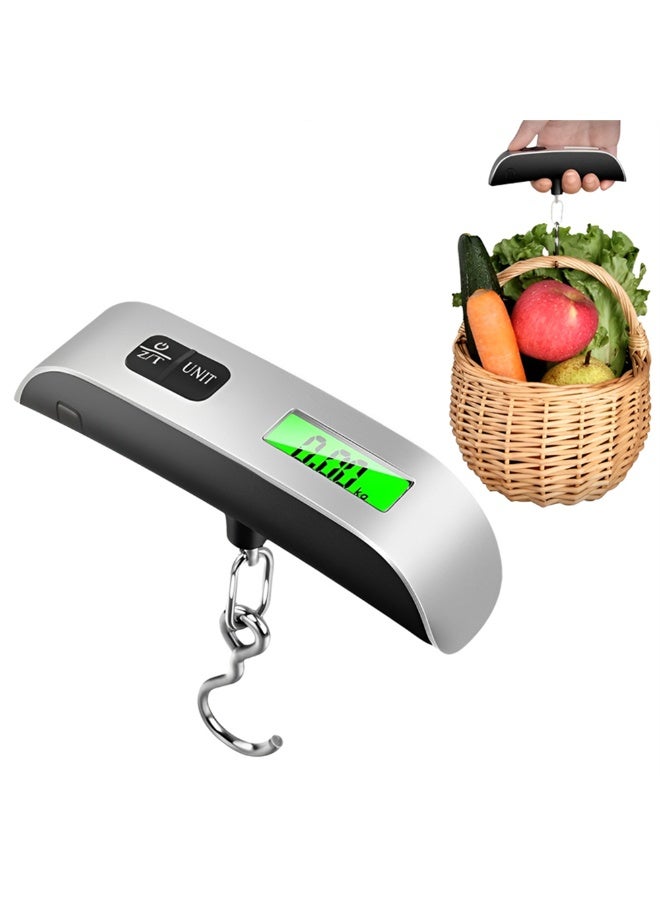 Chabeia Portable Digital Scale LCD Display Electronic Hook Scale Luggage Hanging Suitcase Travel Baggage Weight Balance Tool - Image 3