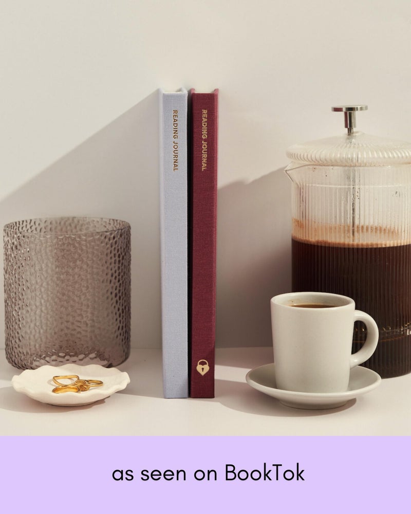 Kunitsa Co. Reading Journal - 52 reviews. Review and Track Your Reading. Book Journal for Book Lovers & Readers. Burgundy - Image 3