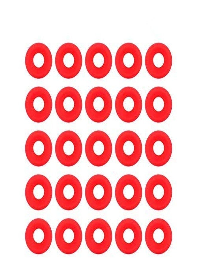 Fdit 25 Pcs Grolsch Gaskets Silicone Rubber Grolsch Gaskets Washers EZ Bottle Gaskets Swing Top Bottle Seals Home Brew Beer Soda Bottle Seal - Image 1