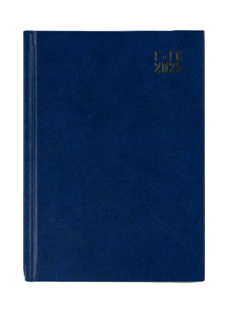 Psi - 2025 A5 Size Executive Diary With Sponge Vinyl Cover Blue - Image 1