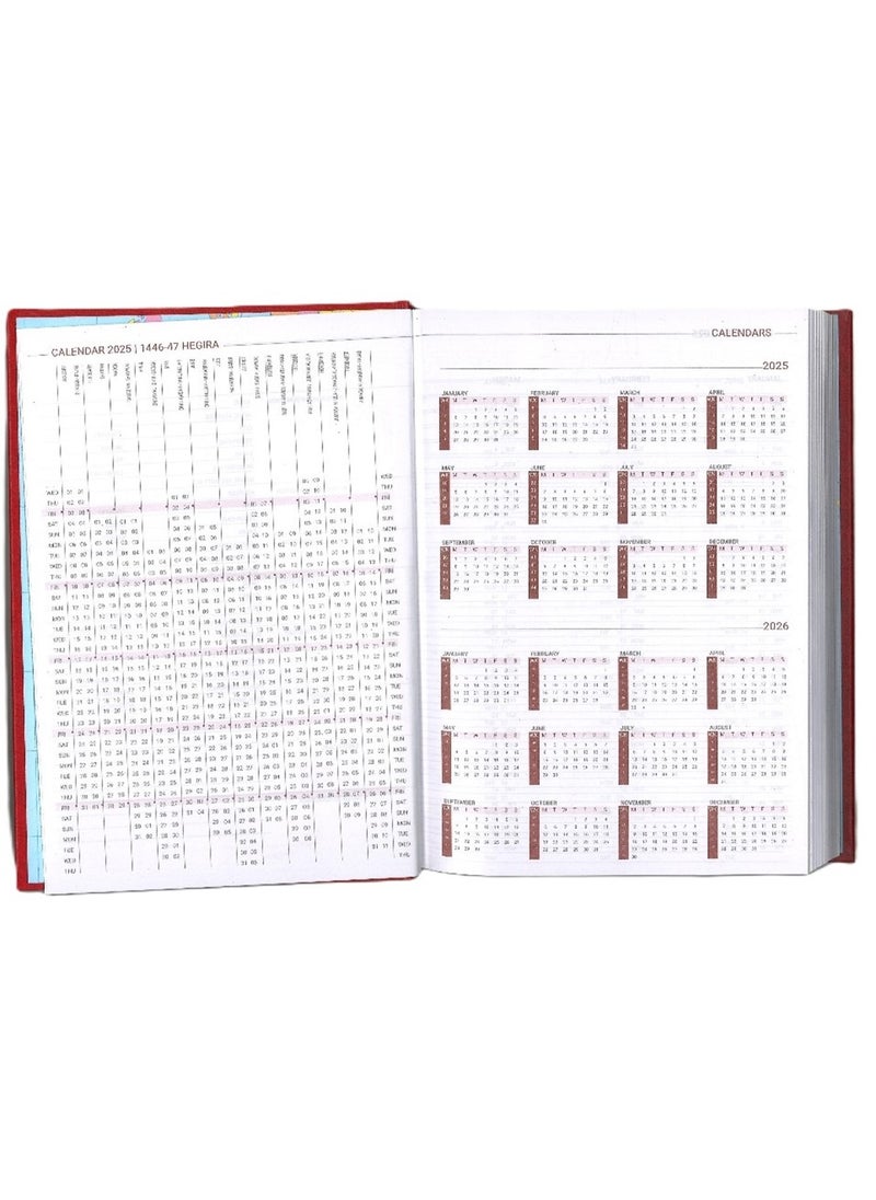 Psi - 2025 A5 Size Executive Diary With Sponge Vinyl Cover Blue - Image 1