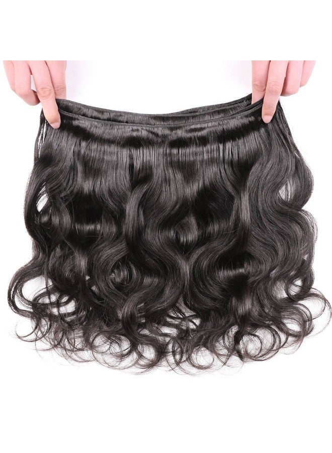 ISEE Hair 8A Unprocessed Brazilian Virgin Body Wave Human Hair One Bundles 100% Unprocessed Human Hair Extensions Natural Black (20'') - Image 2