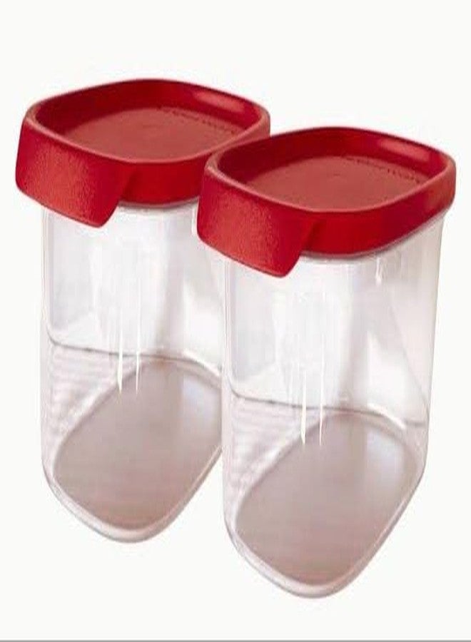 TupperwareTRANSPARENT Ultra Clear 1. L Container Set of 2 - Image 1