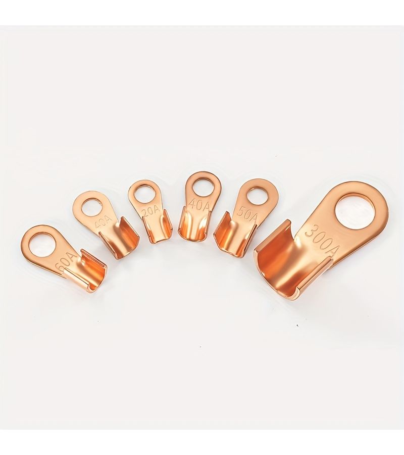 20 Pcs OT 150A Copper Wiring Terminals Round Wire Lug Clip Connector - Image 3