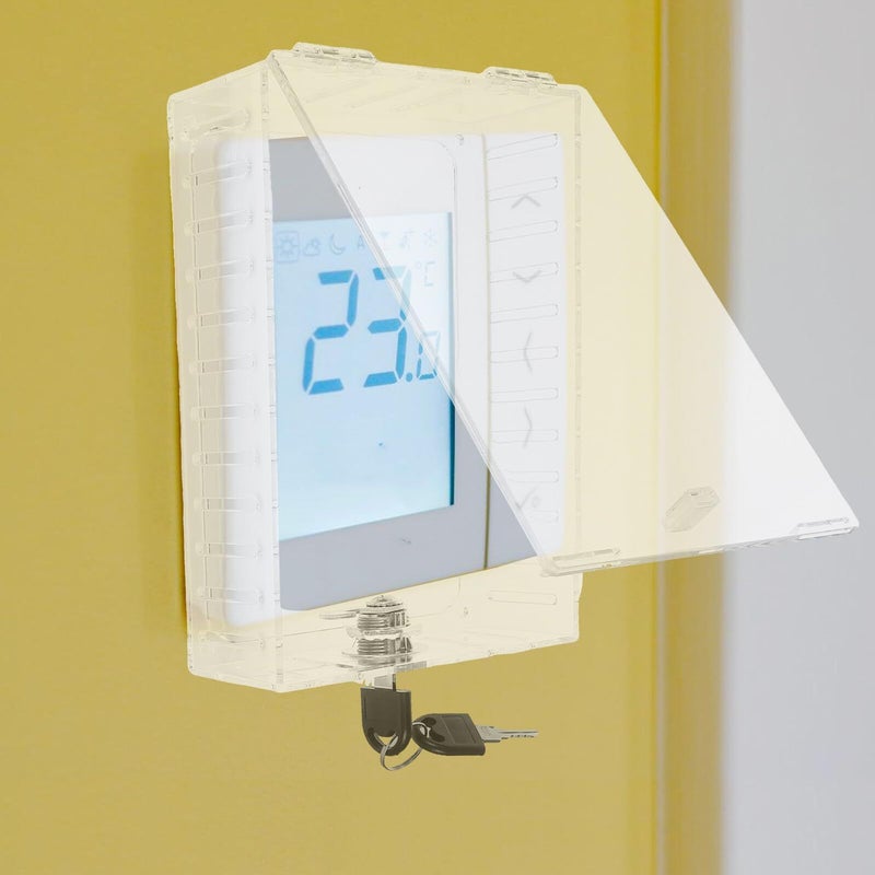 Thermostat Lock Box with Key Weatherproof Outdoor Cover for HVAC Accessories - Image 5