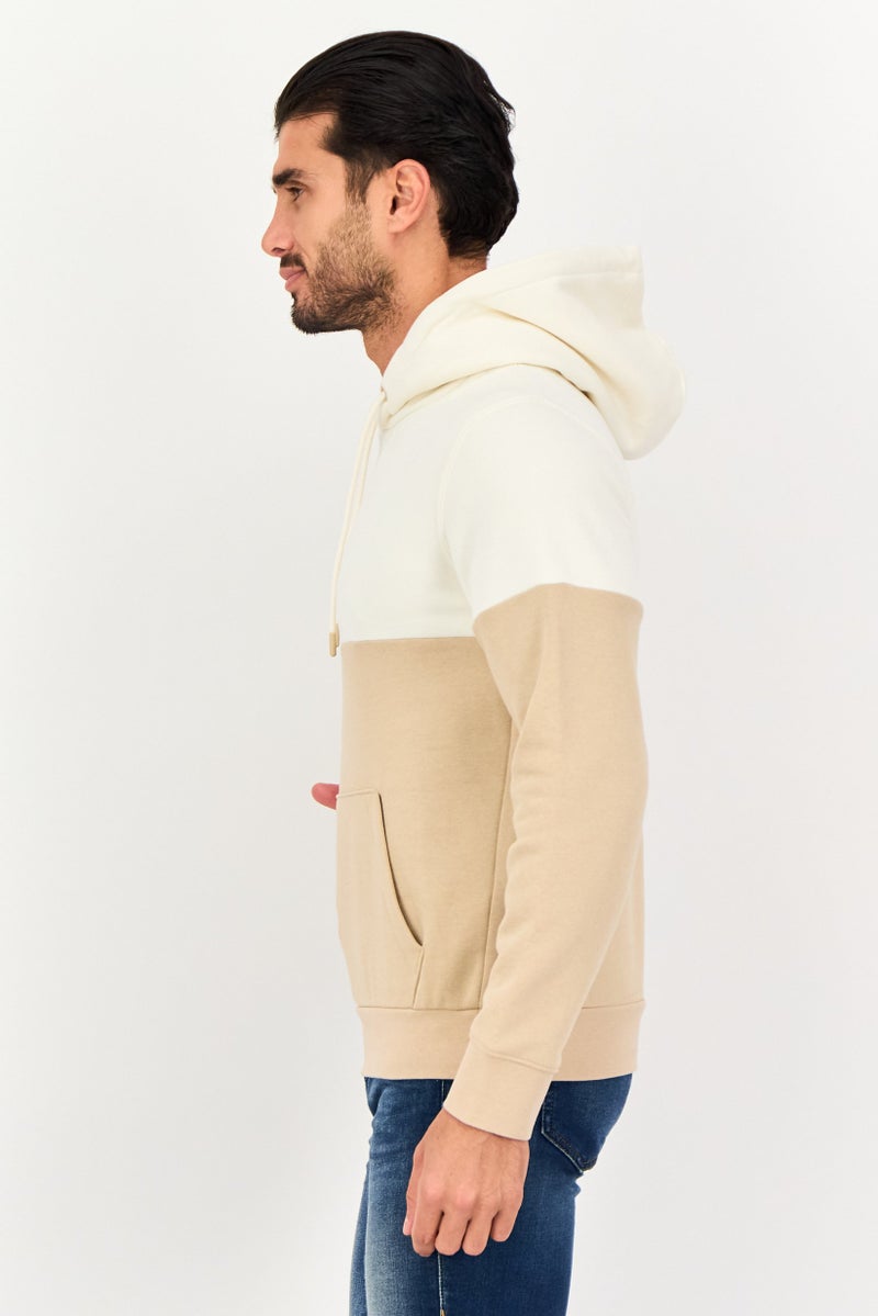 Celio Men Two Tone Long Sleeve Hoodie, Multicolor - Image 3